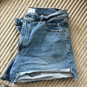 Abercrombie & Fitch-Blue Denim Shorts
